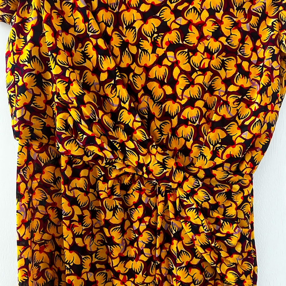 Saloni silk dress size US 6. NEW NWOT - Picture 6 of 8
